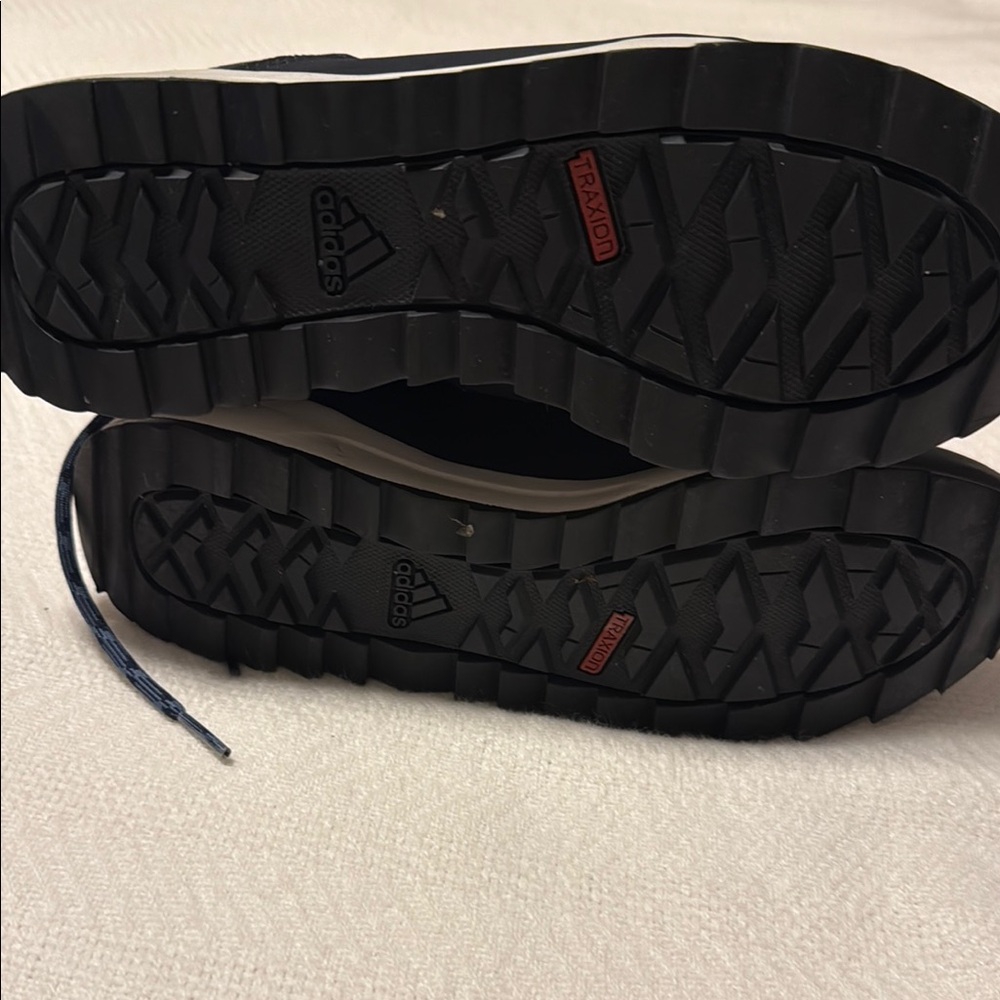 Adidas Black Sneakers with Rugged Sole